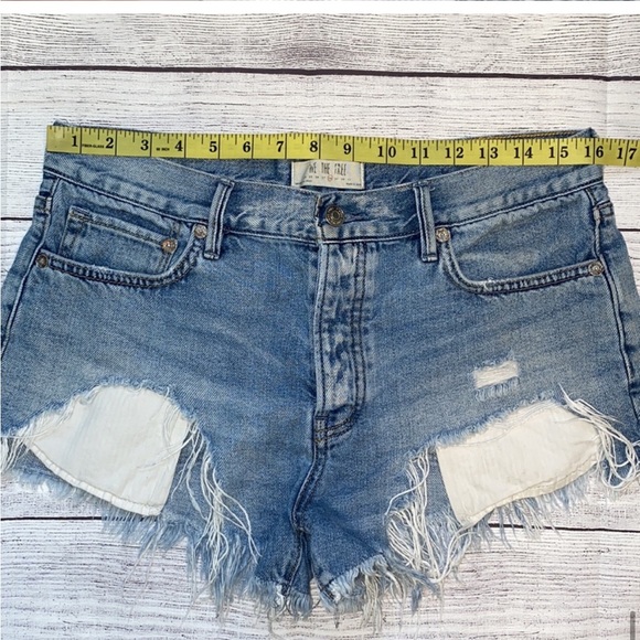 Free People We The Free Denim Shorts - Picture 4 of 10
